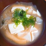 豆腐と油あげのお味噌汁